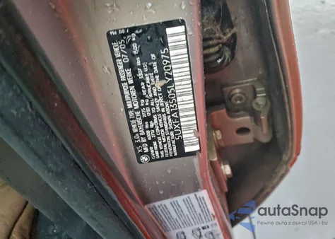 2005 BMW X5 3.0I z USA, uszkodzony, nr VIN 5UXFA13505LY20975